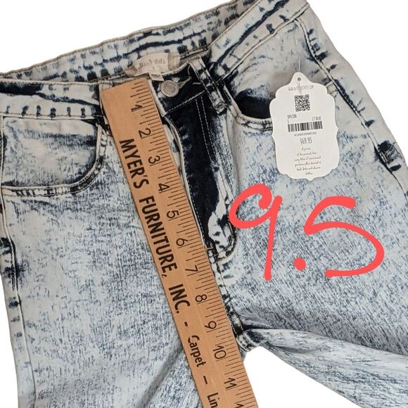 Altar'd State acid wash flare bottom high waisted stretch jeans SIP6138A size S - Picture 5 of 10